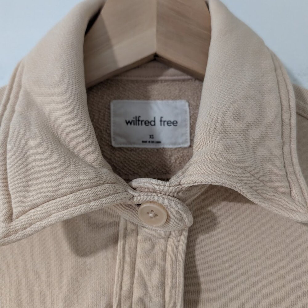 Aritzia Wilfred Free | Free Terry Fleece Shirt Jacket - Picture 4 of 9
